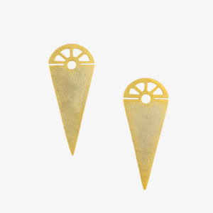 Semicircle & Triangle Earring