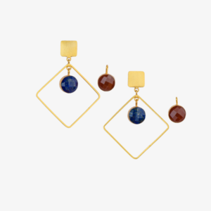 Vibrance Square Earrings