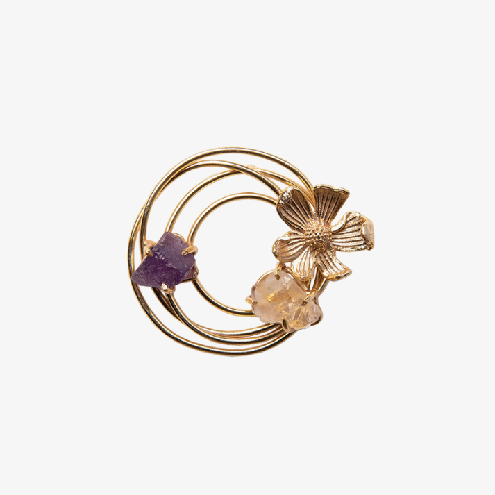 Circle of Flowers Studs