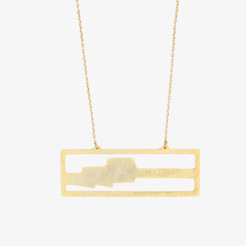 Abstract Rectangle Neckpiece