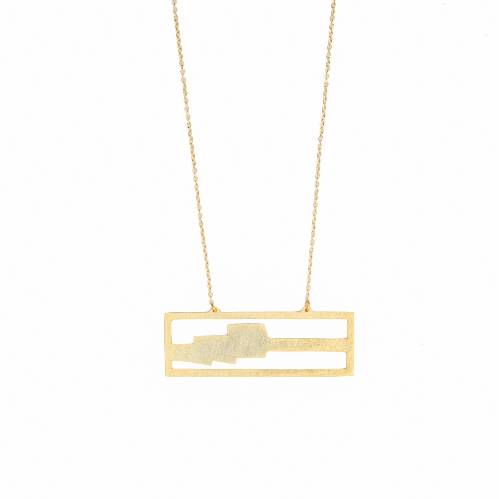 Abstract Rectangle Neckpiece