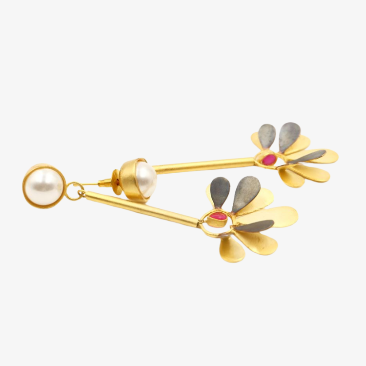 Dangling Petals Earrings