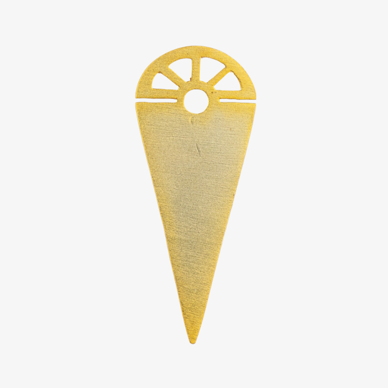 Semicircle & Triangle Earring