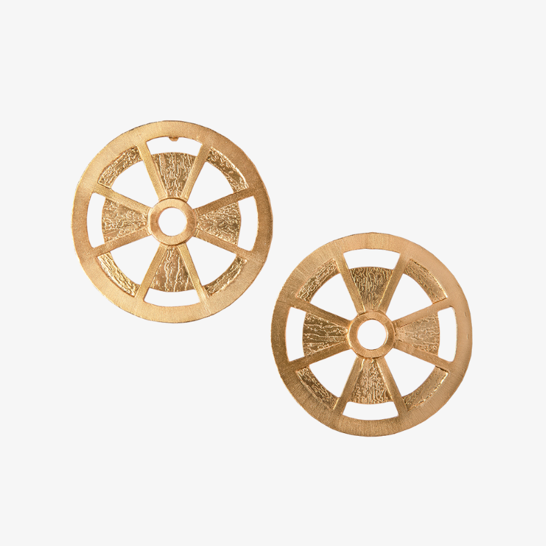 Steering Circle Earrings