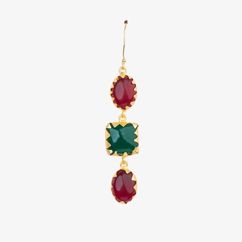 Tricolor Earrings
